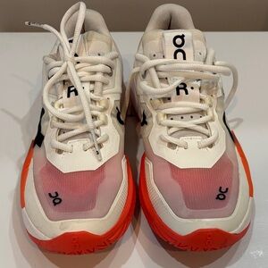 ON Women's Athletic Shoes - White and Orange